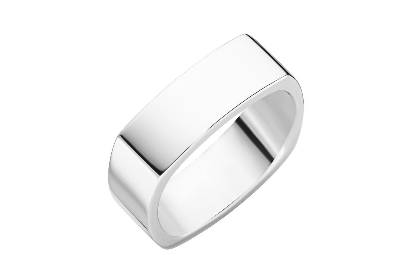 GIORGIO MARTELLO MILANO Silberring quadratische Außenform, Silber 925 von GIORGIO MARTELLO MILANO
