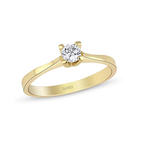 GIORO Verlobungsring Fiona in 585 Gold mit 0,10ct Brillant (59 (18.8)) von GIORO