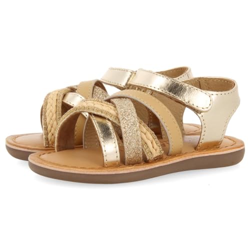 GIOSEPPO Baby-Mädchen Ilok Sandale, Gold, 21 EU von GIOSEPPO