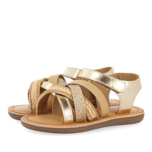 GIOSEPPO Baby-Mädchen Ilok Sandale, Gold, 26 EU von GIOSEPPO