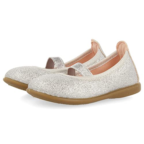 GIOSEPPO Baby-Mädchen Villette Ballerinas, Silber, 20 EU von GIOSEPPO