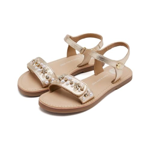 GIOSEPPO Bridgton Flache Sandale, Platinfarben, 33 EU von GIOSEPPO