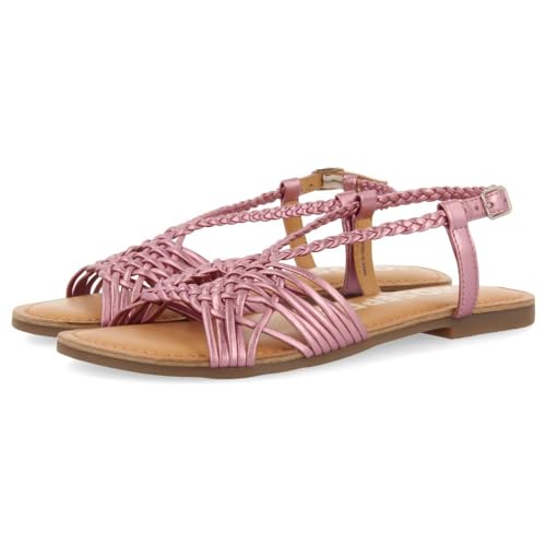 GIOSEPPO Damen Aidone Flache Sandale, Rosa, 35 EU von GIOSEPPO