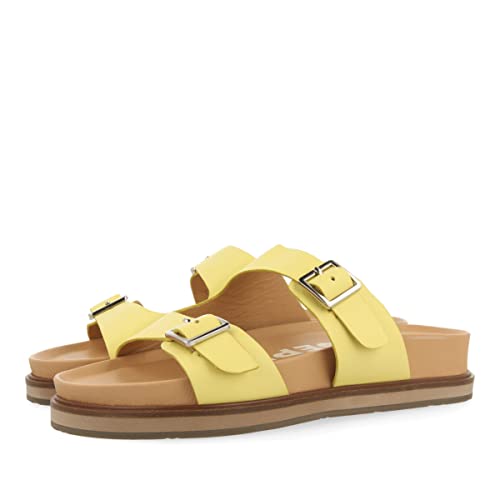 GIOSEPPO Damen Albury Sandale, gelb, 39 EU von GIOSEPPO