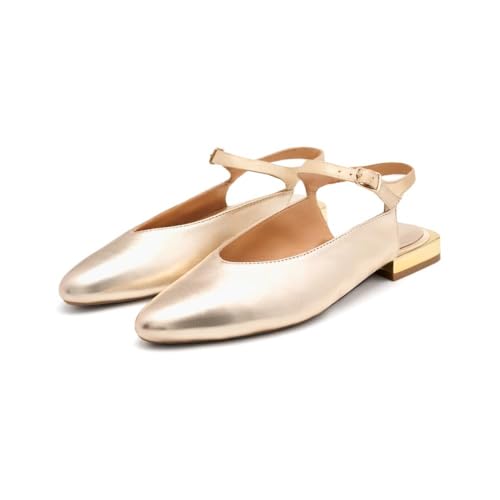 GIOSEPPO Damen Averill Mary Jane Schuh, Platinfarben, 39 EU von GIOSEPPO