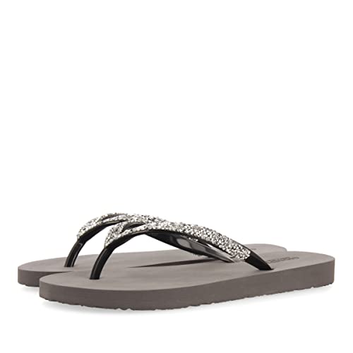 GIOSEPPO Damen Belvue Flipflop, Silber, 38 EU von GIOSEPPO