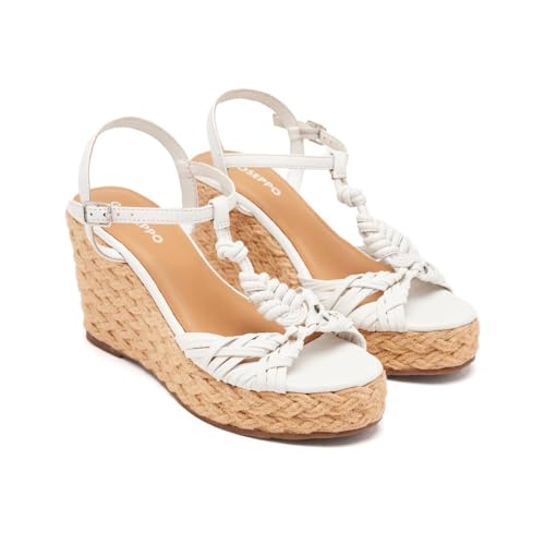GIOSEPPO Damen Castine Espadrilles, weiß, 38 EU von GIOSEPPO