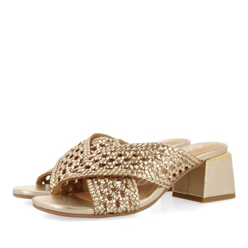 GIOSEPPO Damen Clarcona Sandale, Platinfarben, 38 EU von GIOSEPPO