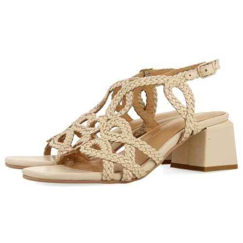 GIOSEPPO Damen Crescent Sandale, Elfenbein, 39 EU von GIOSEPPO