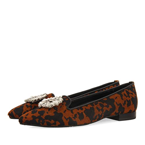 GIOSEPPO Damen Doncols Mary Jane Schuh, Leopard, 36 EU von GIOSEPPO