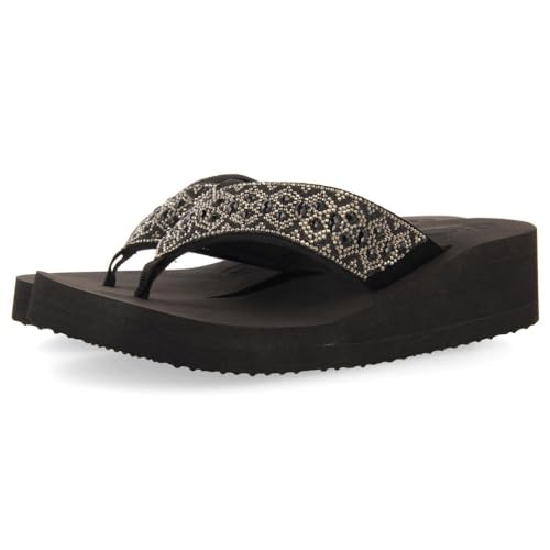 GIOSEPPO Damen Drenove Flipflop, Schwarz, 38 EU von GIOSEPPO