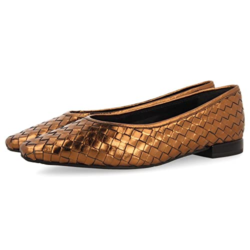 GIOSEPPO Damen Eisgarn Ballerinas, Bronze, 38 EU von GIOSEPPO
