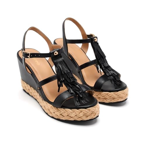 GIOSEPPO Damen Elderon Espadrilles, Schwarz, 38 EU GIOSEPPO Damen Elderon Espadrilles, Schwarz, 38 EU von GIOSEPPO