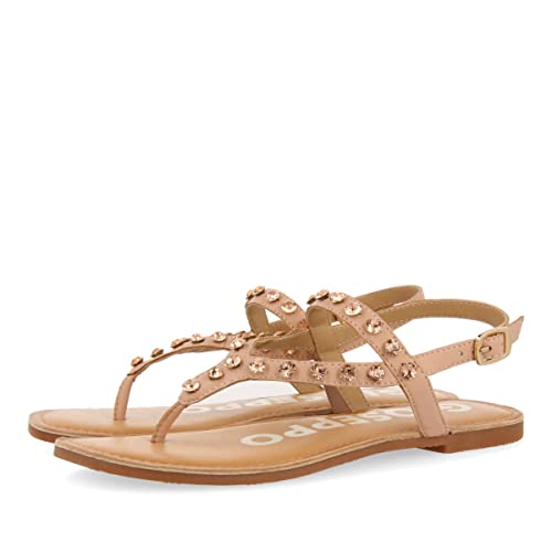 GIOSEPPO Damen Enovee Flache Sandale, Nude, 37 EU von GIOSEPPO