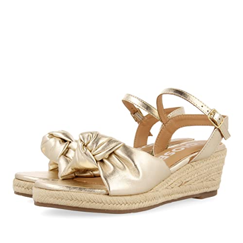 GIOSEPPO Damen Gamboa Keilsandale, Gold, 39 EU von GIOSEPPO