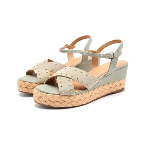 GIOSEPPO Damen Gilsum Espadrilles, grau, 41 EU GIOSEPPO Damen Gilsum Espadrilles, grau, 41 EU von GIOSEPPO