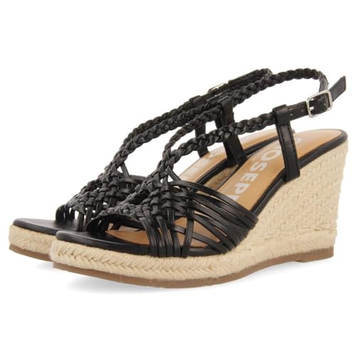 GIOSEPPO Damen Glide Espadrilles, Schwarz, 40 EU von GIOSEPPO