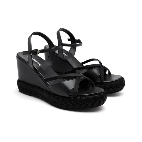 GIOSEPPO Damen Glocester Espadrilles, Schwarz, 37 EU von GIOSEPPO