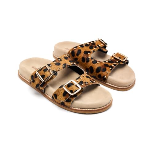 GIOSEPPO Damen Guenther Flache Sandale, Leopard, 38 EU GIOSEPPO Damen Guenther Flache Sandale, Leopard, 38 EU von GIOSEPPO
