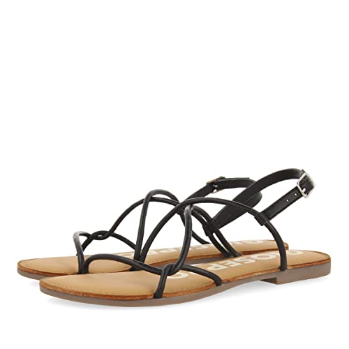 GIOSEPPO Damen guira Flache Sandale, Schwarz, 37 EU GIOSEPPO Damen guira Flache Sandale, Schwarz, 37 EU von GIOSEPPO