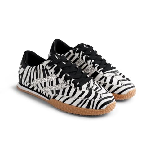 GIOSEPPO Damen Halstad Sneaker, Zebrafarben, 37 EU von GIOSEPPO