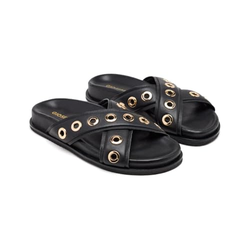 GIOSEPPO Damen Hiles Flache Sandale, Schwarz, 38 EU von GIOSEPPO