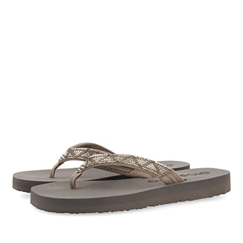 GIOSEPPO Damen Kreis Flipflop, grau, 41 EU von GIOSEPPO