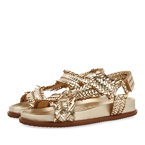 GIOSEPPO Damen Lassance Sandale, Gold, 37 EU von GIOSEPPO