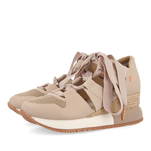 GIOSEPPO Damen Lizarda Low-Top Sneakers, beige, 37 EU von GIOSEPPO