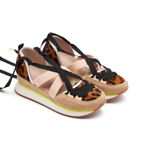 GIOSEPPO Damen Ludlow Sportsandale, Leopard, 36 EU von GIOSEPPO