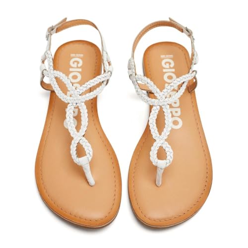 GIOSEPPO Damen Merignas Sandale, Weiß, 37 EU von GIOSEPPO