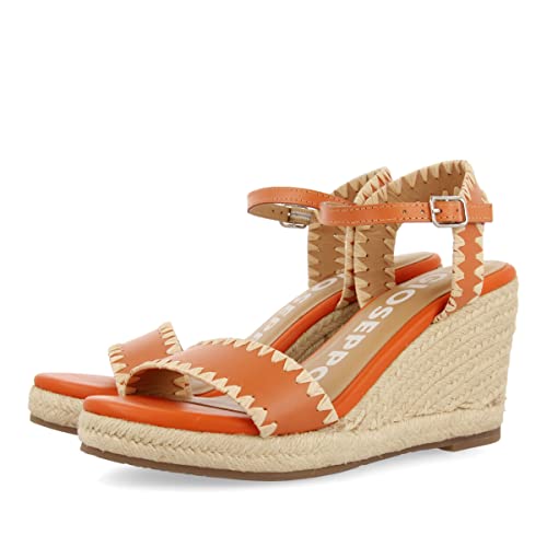 GIOSEPPO Damen Neiva Keilsandale, orange, 37 EU von GIOSEPPO