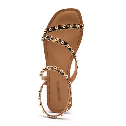 GIOSEPPO Damen Ogema Flache Sandale, Leopard, 37 EU GIOSEPPO Damen Ogema Flache Sandale, Leopard, 37 EU von GIOSEPPO