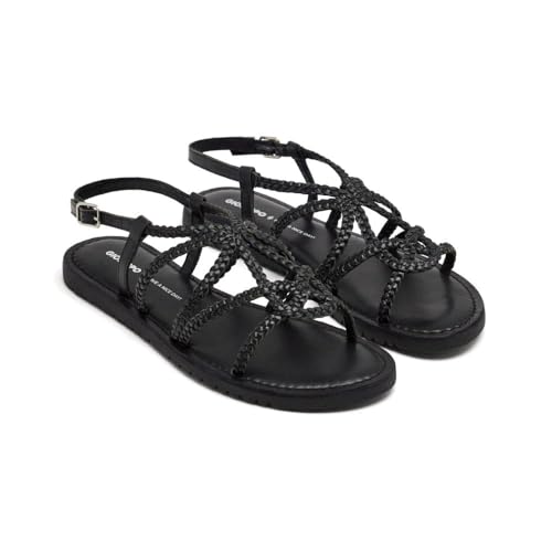 GIOSEPPO Damen Orland Flache Sandale, Schwarz, 41 EU von GIOSEPPO