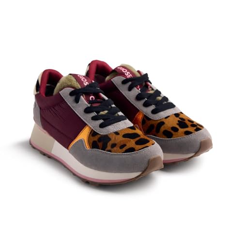 GIOSEPPO Damen Posen Sneaker, Burgunderrot, 39 EU von GIOSEPPO