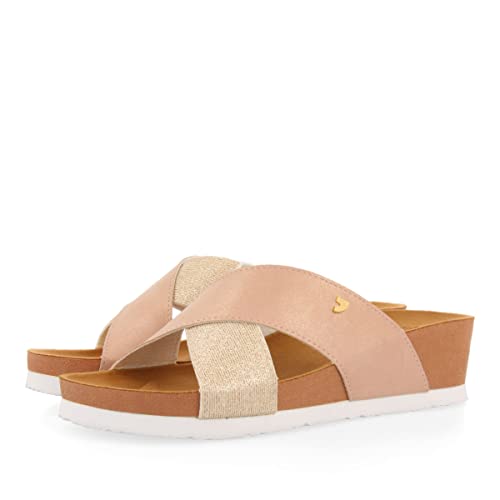 GIOSEPPO Damen Qormi Flipflop, Gold, 37 EU von GIOSEPPO