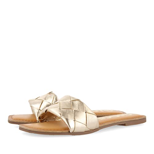 GIOSEPPO Damen Senglea Flache Sandale, Gold, 38 EU von GIOSEPPO