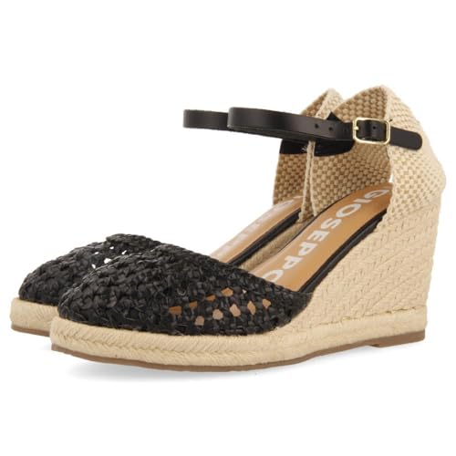 GIOSEPPO Damen Serignan Keilsandale, Schwarz, 36 EU von GIOSEPPO