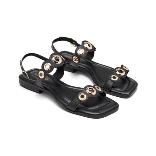 GIOSEPPO Damen Siren Flache Sandale, Schwarz, 40 EU von GIOSEPPO