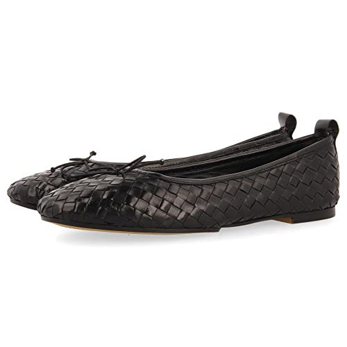 GIOSEPPO Damen Verdickt Ballerinas, Schwarz, 38 EU von GIOSEPPO