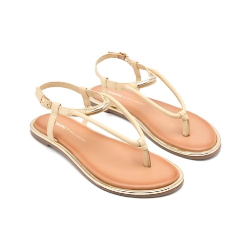 GIOSEPPO Damen Upton Flache Sandale, Elfenbein, 41 EU GIOSEPPO Damen Upton Flache Sandale, Elfenbein, 41 EU von GIOSEPPO