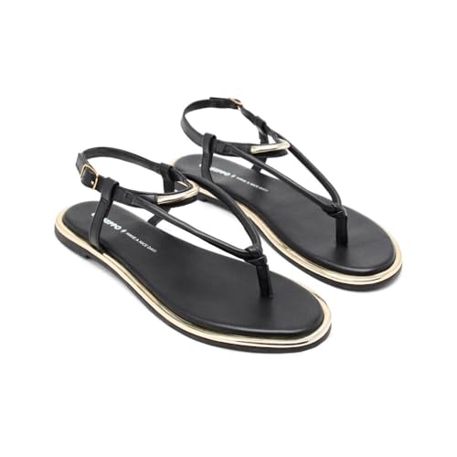 GIOSEPPO Damen Upton Flache Sandale, Schwarz, 40 EU GIOSEPPO Damen Upton Flache Sandale, Schwarz, 40 EU von GIOSEPPO