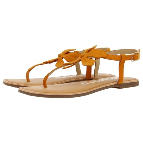 GIOSEPPO Damen Velcan Flache Sandale, orange, 36 EU von GIOSEPPO