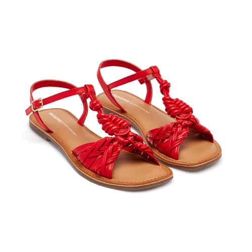 GIOSEPPO Damen Walden Flache Sandale, rot, 40 EU von GIOSEPPO