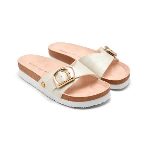 GIOSEPPO Damen Walpole Flipflop, Silber, 38 EU von GIOSEPPO