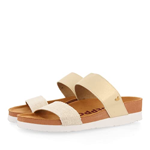 GIOSEPPO Damen Weiß Flipflop, Gold, 36 EU von GIOSEPPO