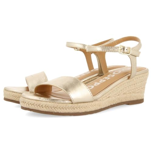 GIOSEPPO Damen Yalaha Espadrilles, Platinfarben, 35 EU von GIOSEPPO