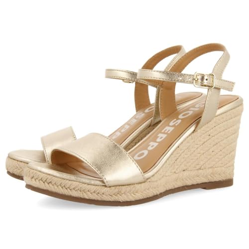 GIOSEPPO Damen Zhepe Espadrilles, Platinfarben, 40 EU von GIOSEPPO