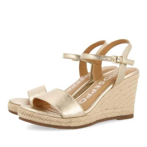 GIOSEPPO Damen Zhepe Espadrilles, Platinfarben, 41 EU von GIOSEPPO