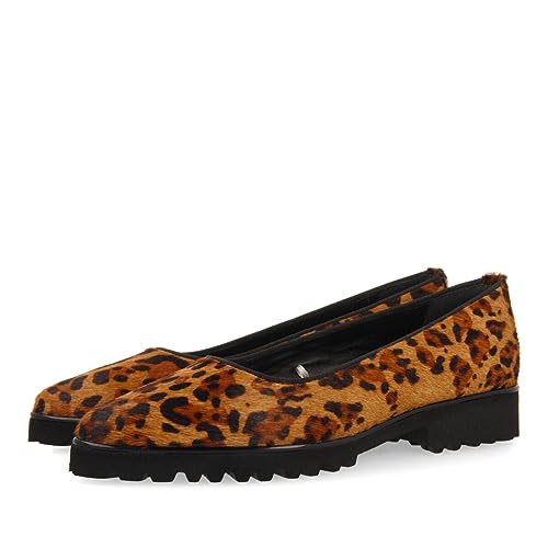 GIOSEPPO Damen ruka Ballerinas, Leopard, 36 EU von GIOSEPPO